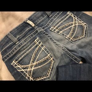 Ariat REAL mid rise boot cut size 28R